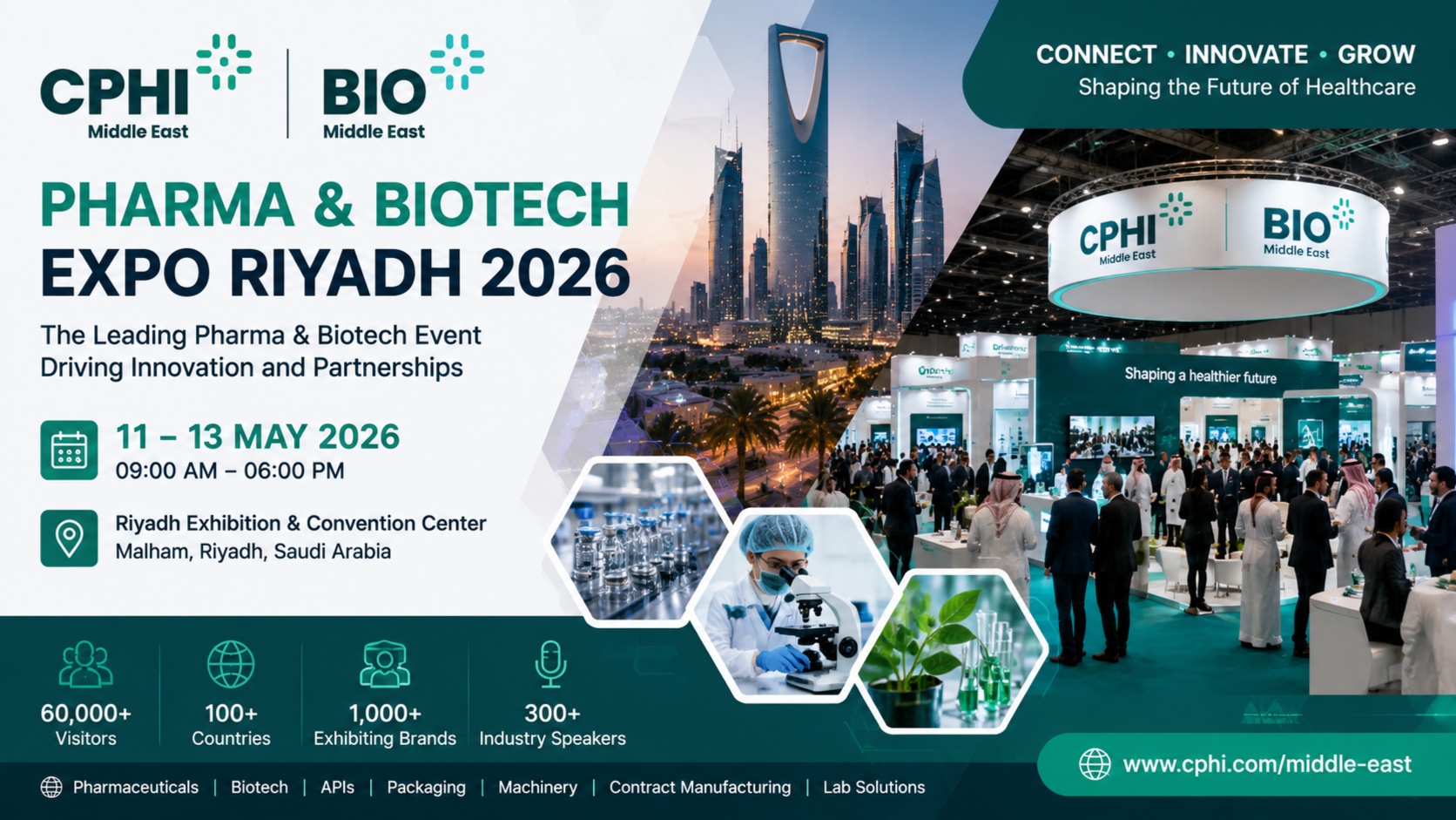 CPHI Middle East & BIO Middle East 2026 – Pharma & Biotech Expo Riyadh ...
