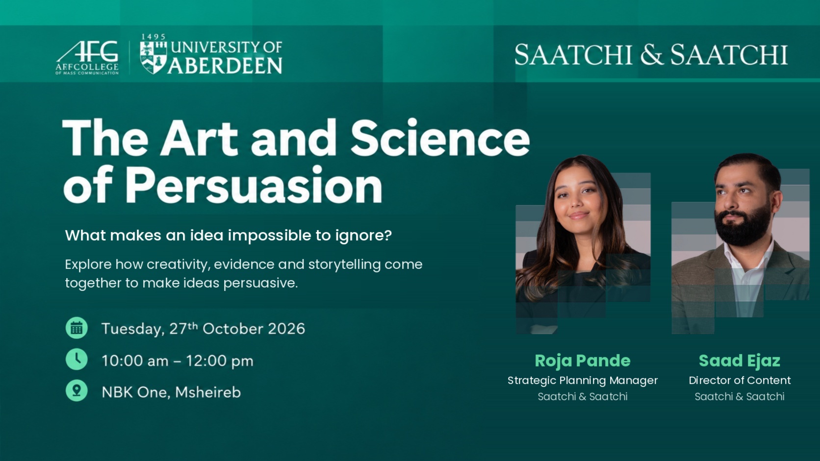 The Art and Science of Persuasion - Saatchi & Saatchi Qatar