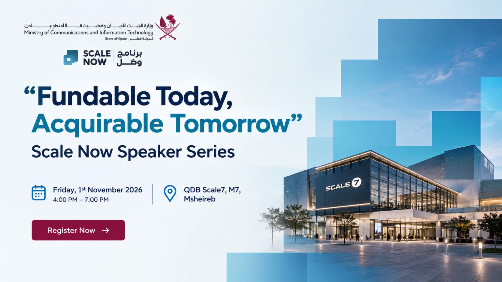 Fundable Today, Acquirable Tomorrow - Scale Now Speaker Series